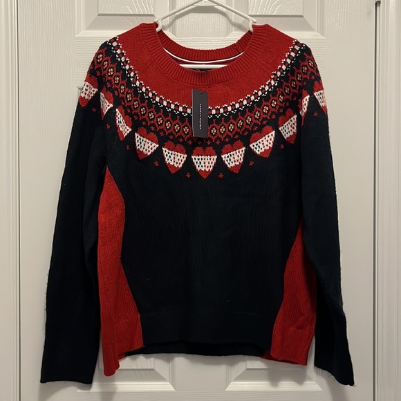 Heart Fair Isle Sweater NWT - Picture 2 of 5